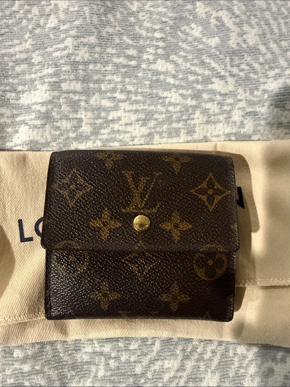 Louis Vuitton Monogram Compact Fold Wallet - Brown/Gold